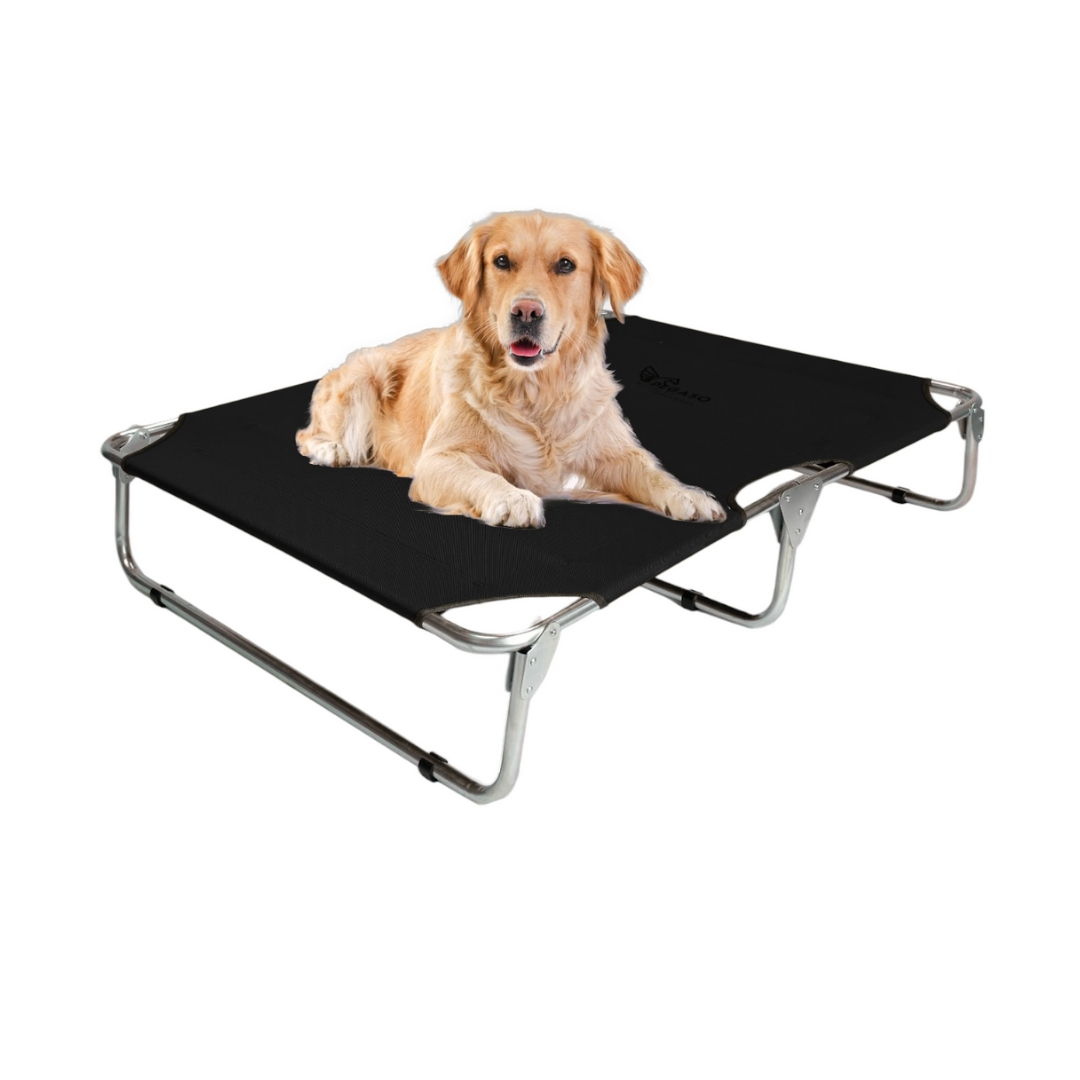 PEGASO Cama Elevada para Perro tamaño Extra Grande, 122x92x18 cm (Mod KM-EG)