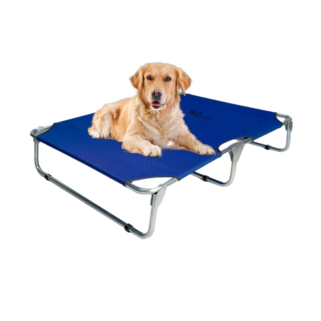 PEGASO Cama Elevada para Perro tamaño Extra Grande, 122x92x18 cm (Mod KM-EG)