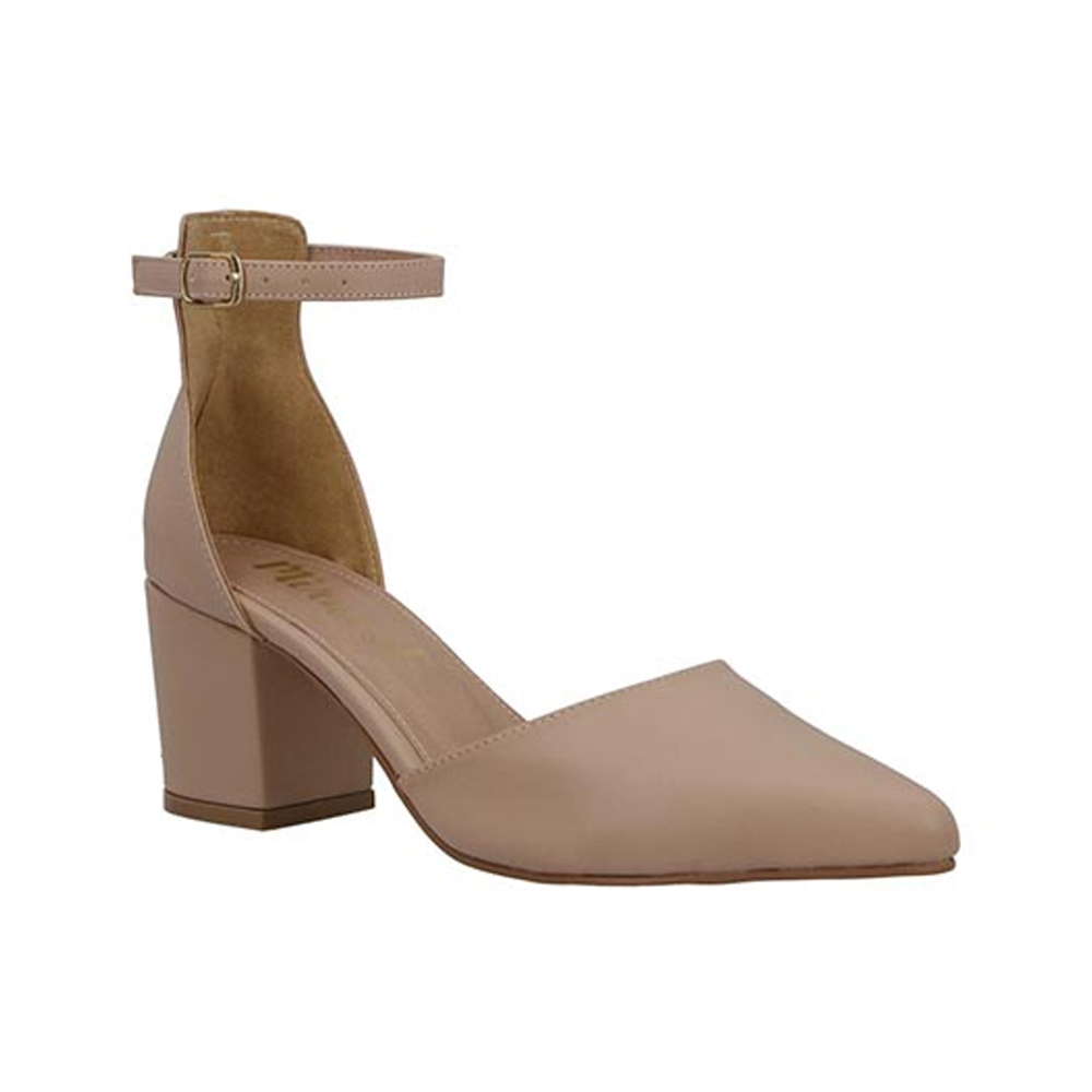 Zapatillas Miracol By Mama Lola 1641 Tacón Cuadrado Mujer Color Maquillaje Tallas 22 a 27