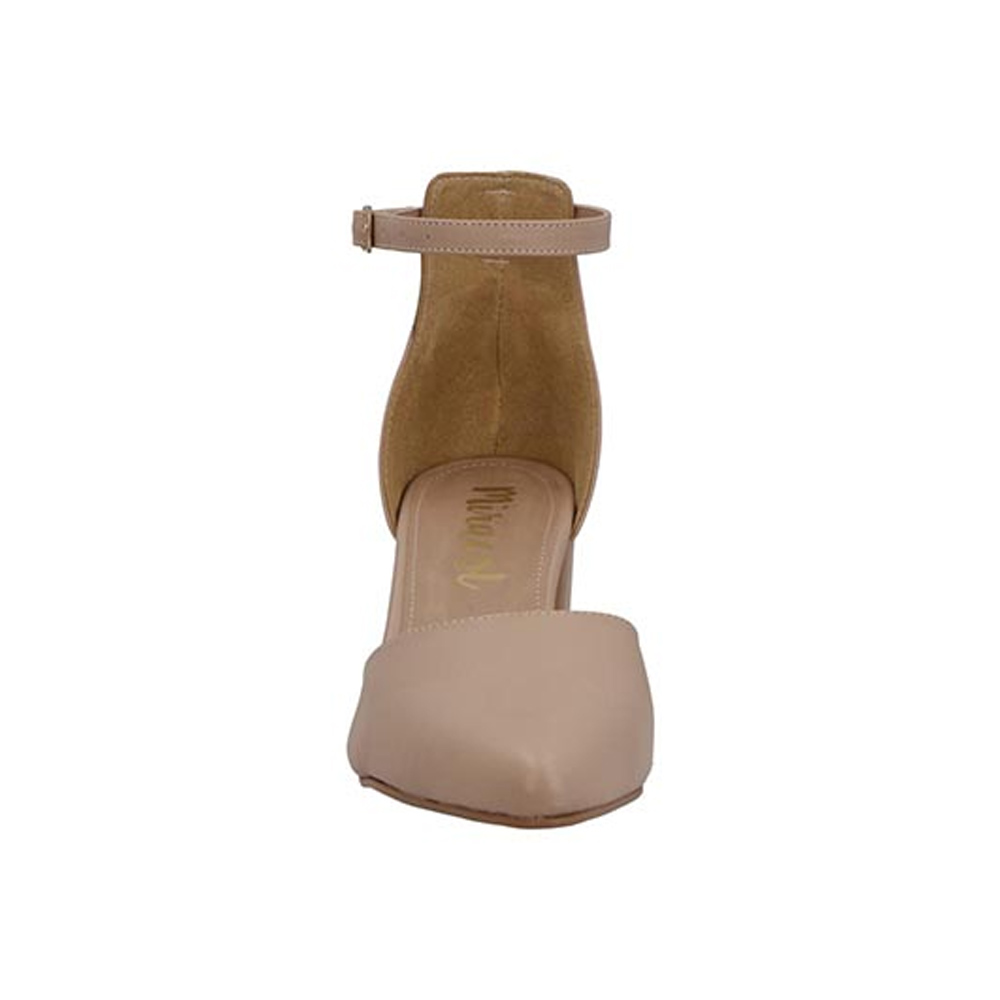 Zapatillas Miracol By Mama Lola 1641 Tacón Cuadrado Mujer Color Maquillaje Tallas 22 a 27