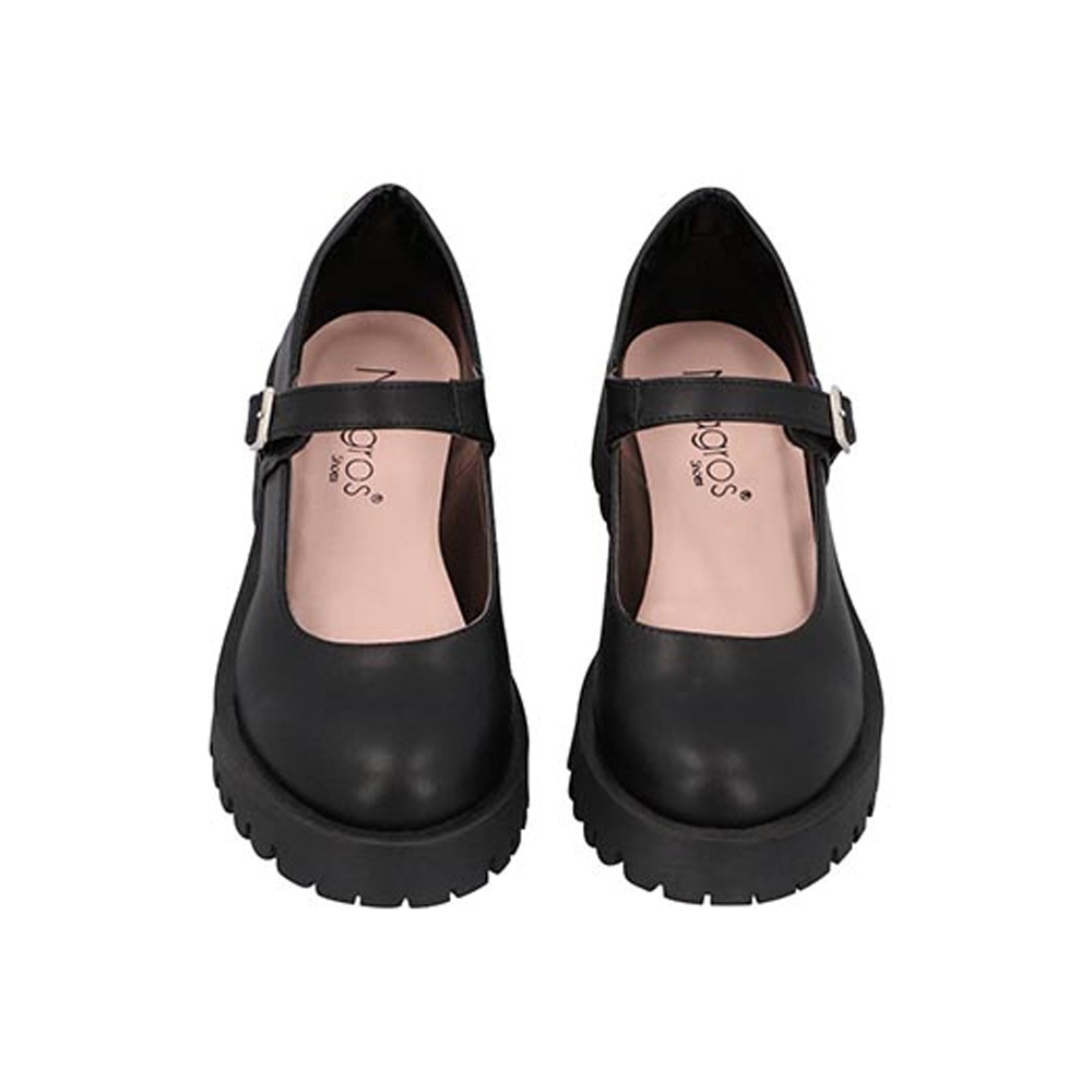 Zapato Mujer Milagros Shoes 80104 Escolar Para Mujer Color Negro Tallas 22 a 26 Dama Escolar Casual 