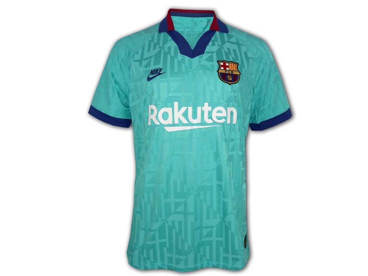 Jersey Original nike del FC Barcelona visita 2019 2020 AT0029