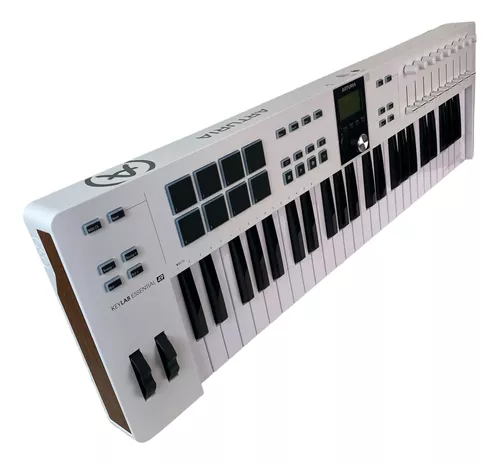 Teclado Controlador Midi Arturia Keylab 49 Mk3 Blanca