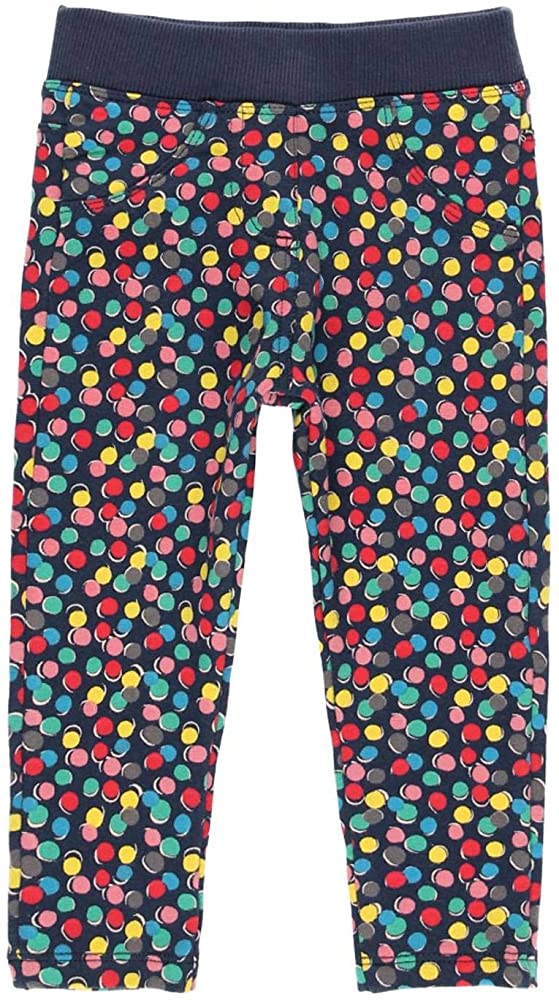 Pantalón felpa elástica Lunares colores niña BOBOLI