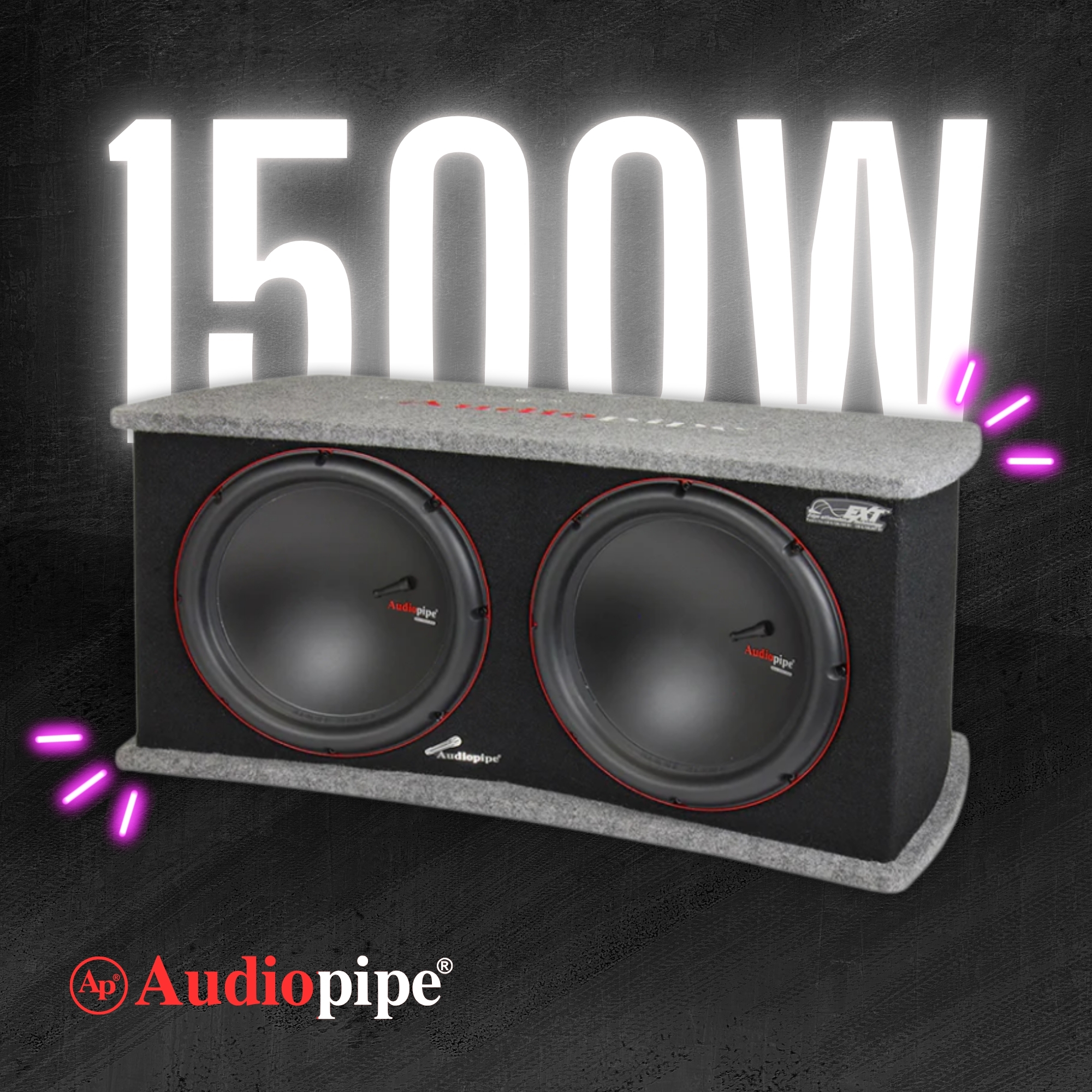 Woofer Con Cajón Para Auto Audiopipe APSQ120ET 12 PLG