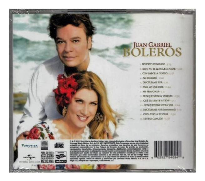 Juan Gabriel - Boleros - Disco Cd