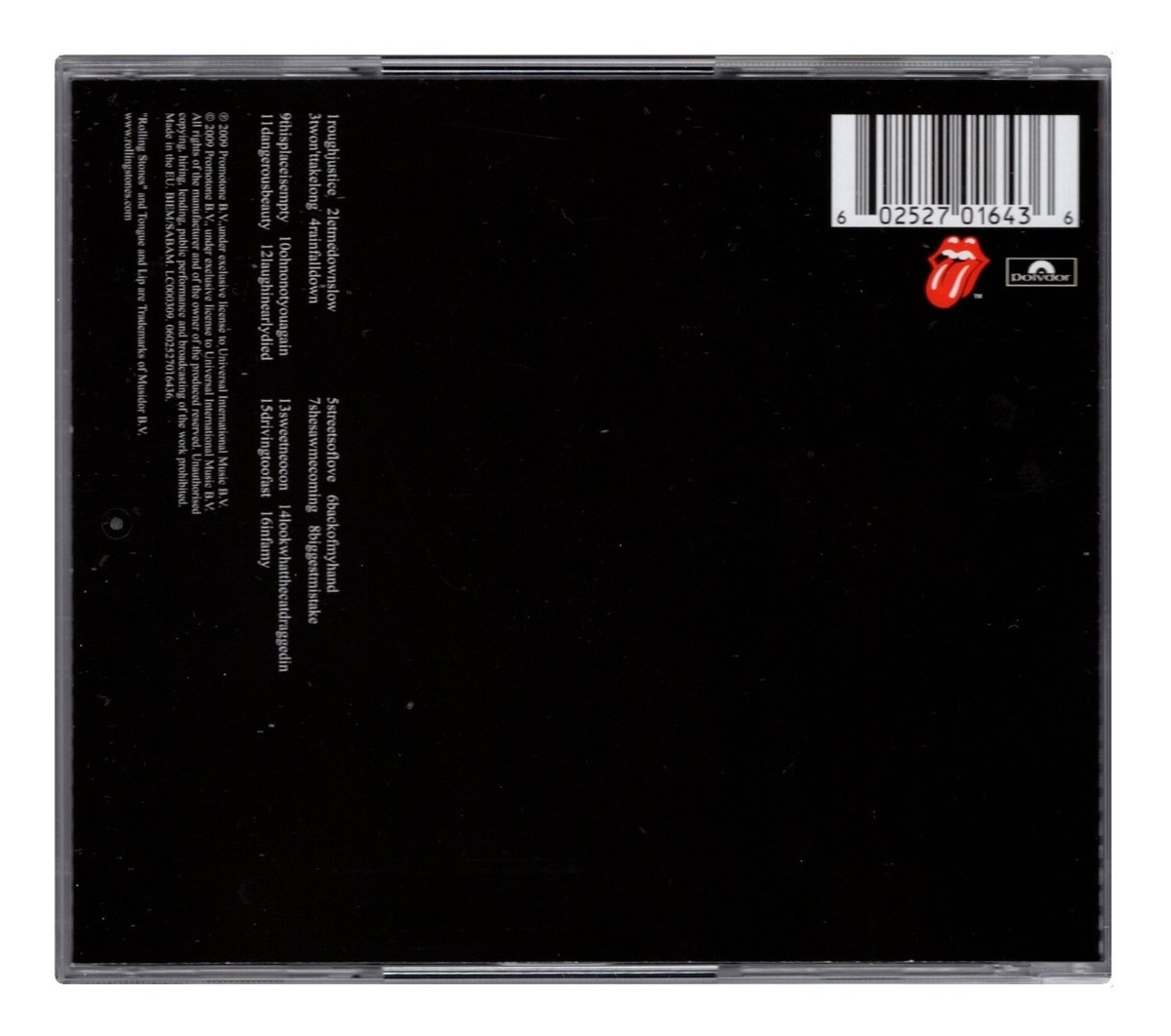 The Rolling Stones - A Bigger Bang - Disco Cd 16 Canciones.