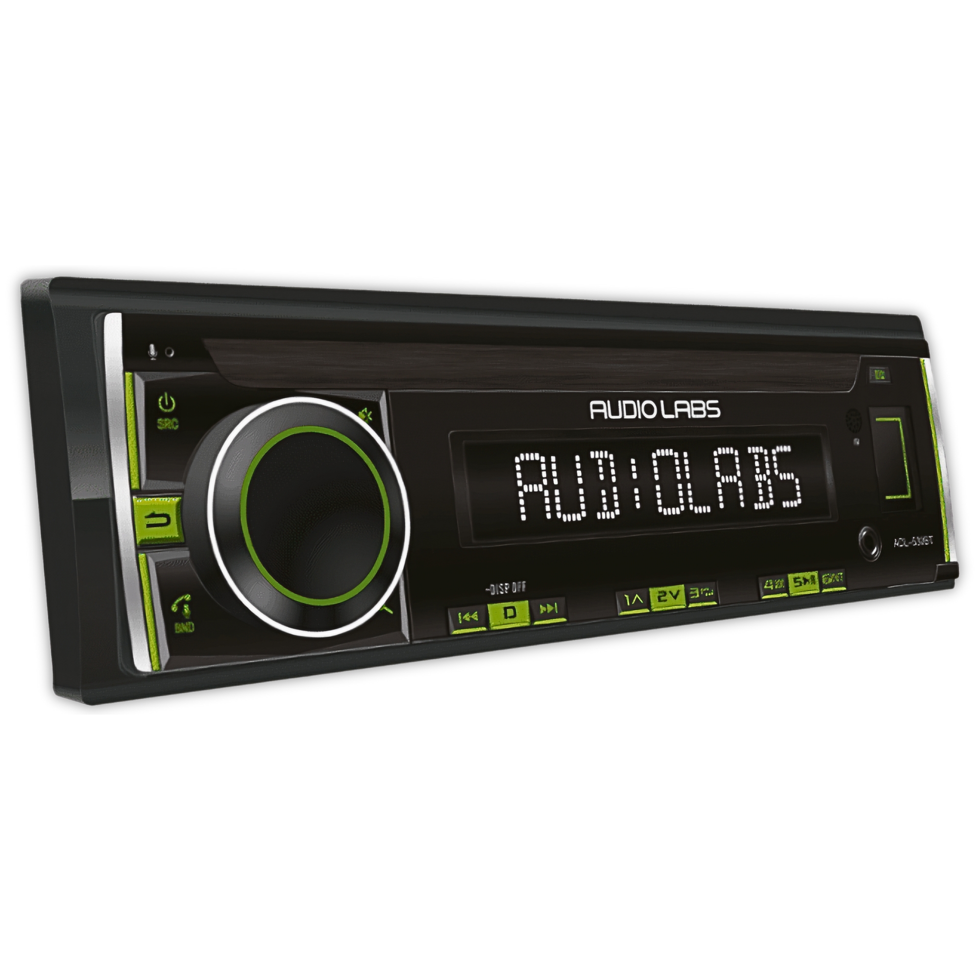Estéreo 1 DIN Audio Labs ADL-530BT con APP, USB y Bluetooth Control Remoto Iluminación RGB Android i 