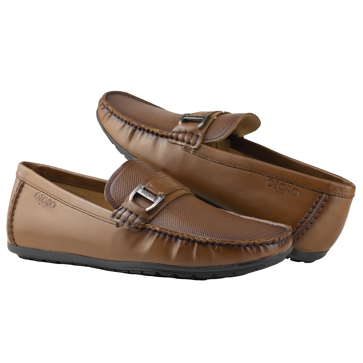 Mocasin Clasico De Hombre Capa De Ozono Casual 653702 Tabaco