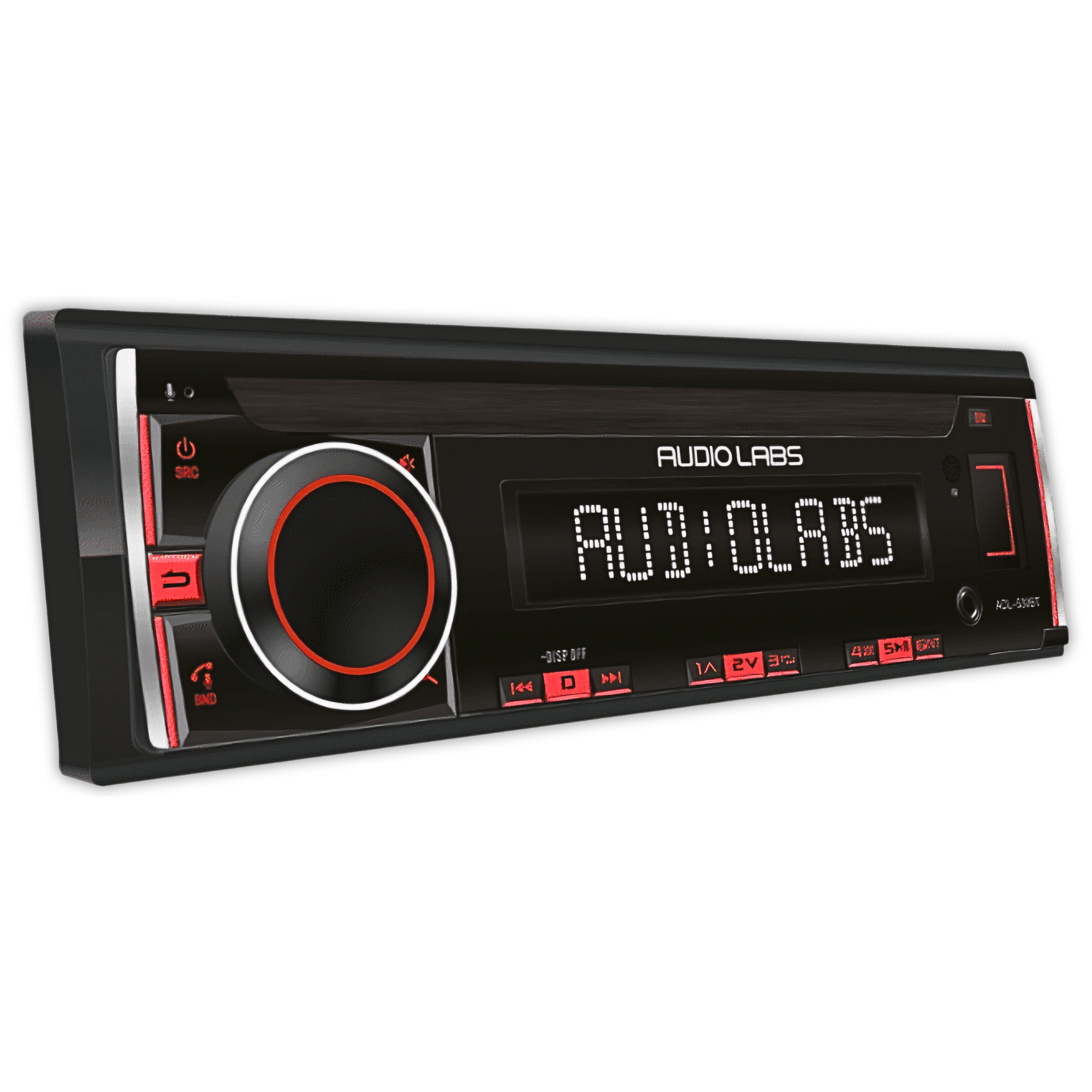 Estéreo 1 DIN Audio Labs ADL-530BT con APP, USB y Bluetooth Control Remoto Iluminación RGB Android i 