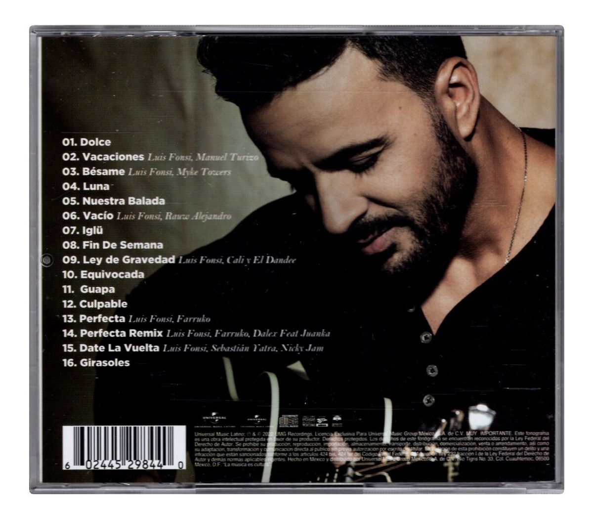 Luis Fonsi - Ley De Gravedad - Disco Cd