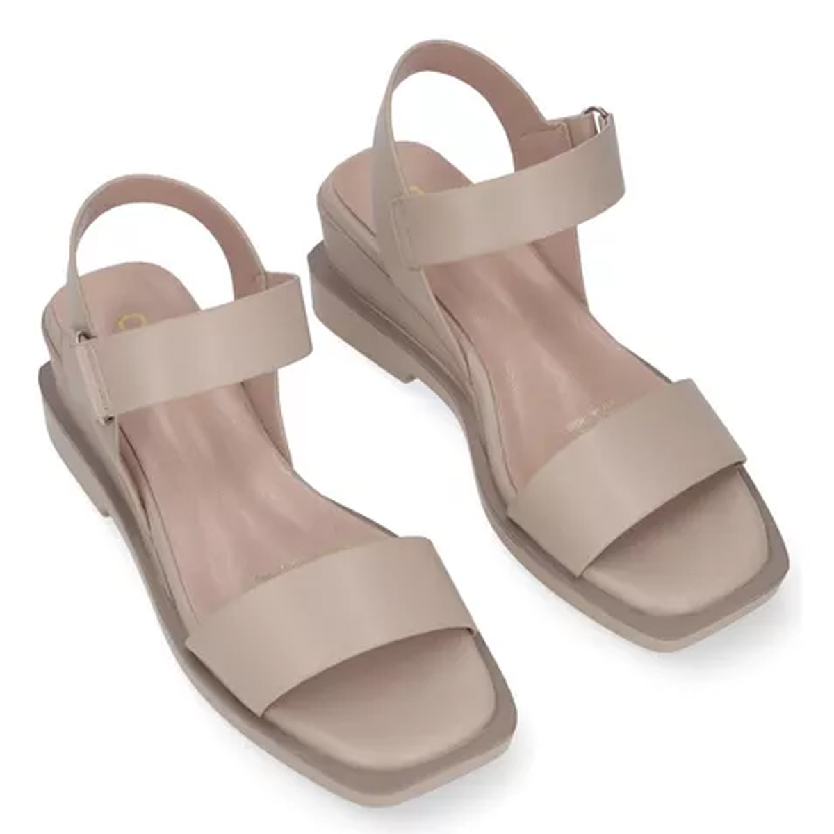 Sandalia Capa De Ozono Con Tacon De Mujer 612801 Maquillaje.