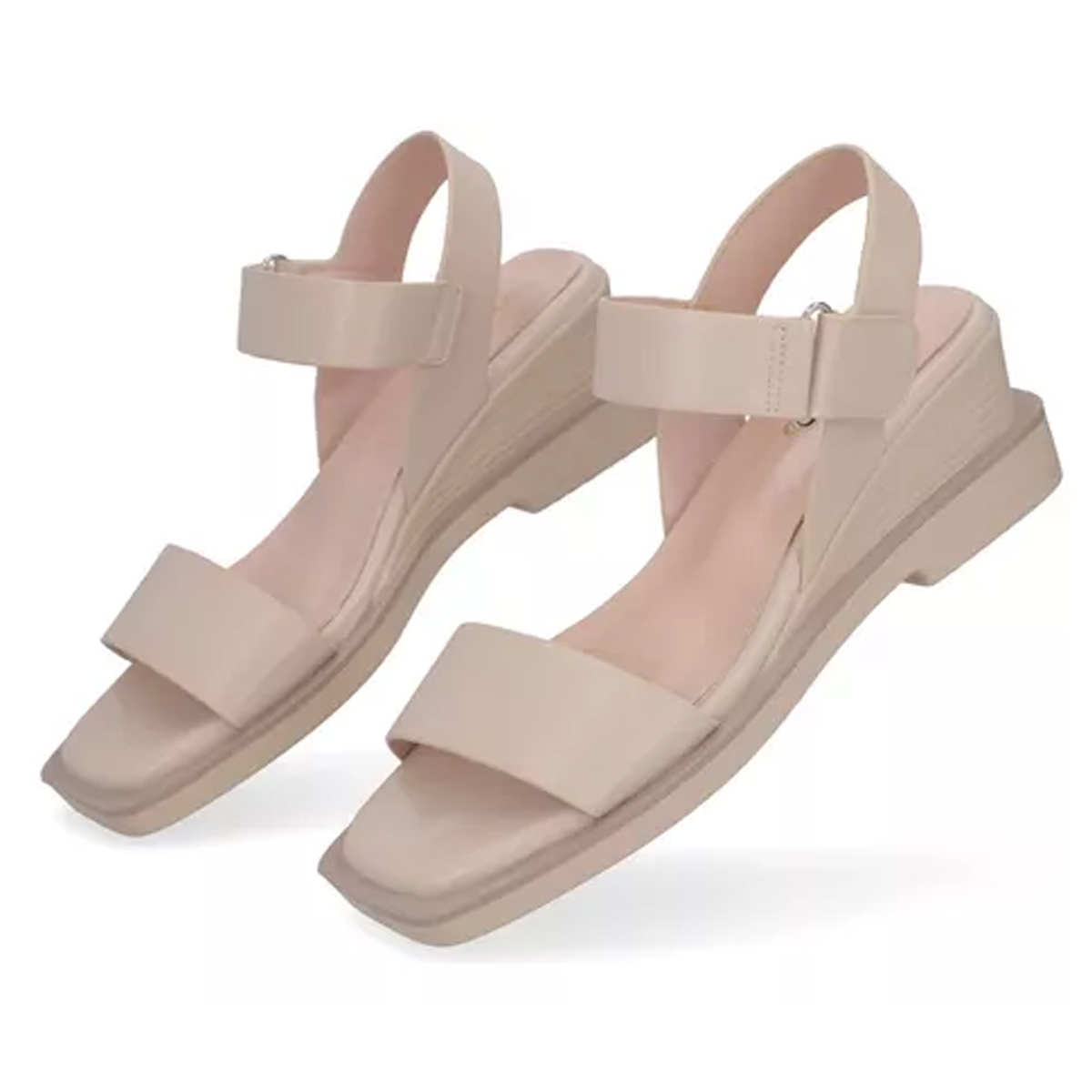 Sandalia Capa De Ozono Con Tacon De Mujer 612801 Maquillaje.