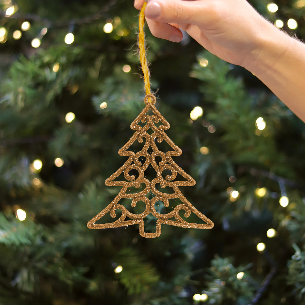 Adornos Navideños Colgantes Figura Arbol De Navidad 30pzs 