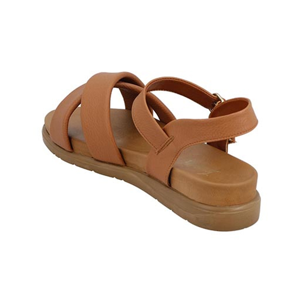 Sandalias Jacinta By Mama Lola 413 Huaraches Para Mujer Piso Color Camel Talla 22 a 27 