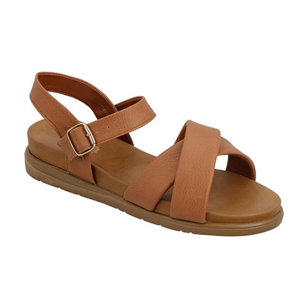 Sandalias Jacinta By Mama Lola 413 Huaraches Para Mujer Piso Color Camel Talla 22 a 27 