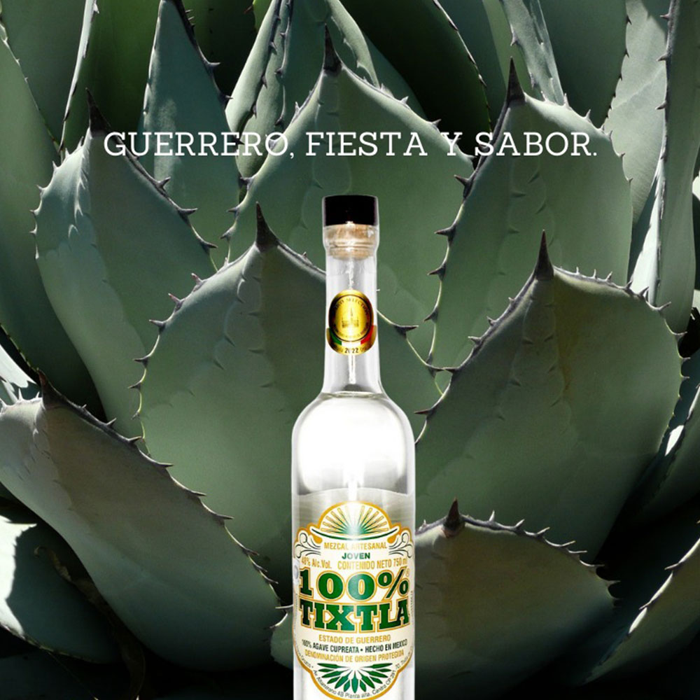 Mezcal 100% Tixtla Artesanal Cupreata Joven 750 ml.
