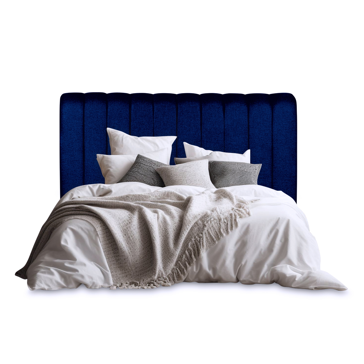 Cabecera Atlas Mod Malta Matrimonial Azul Marino