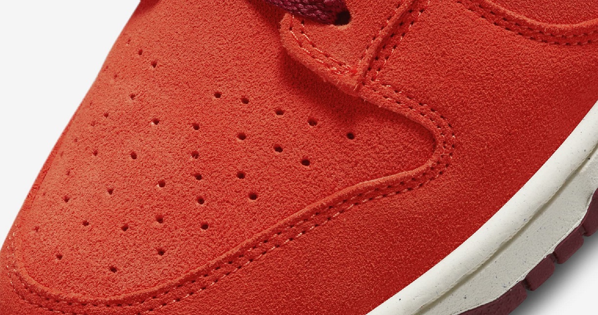 Tenis Nike Dunk Low Retro Premium Naranja Team.