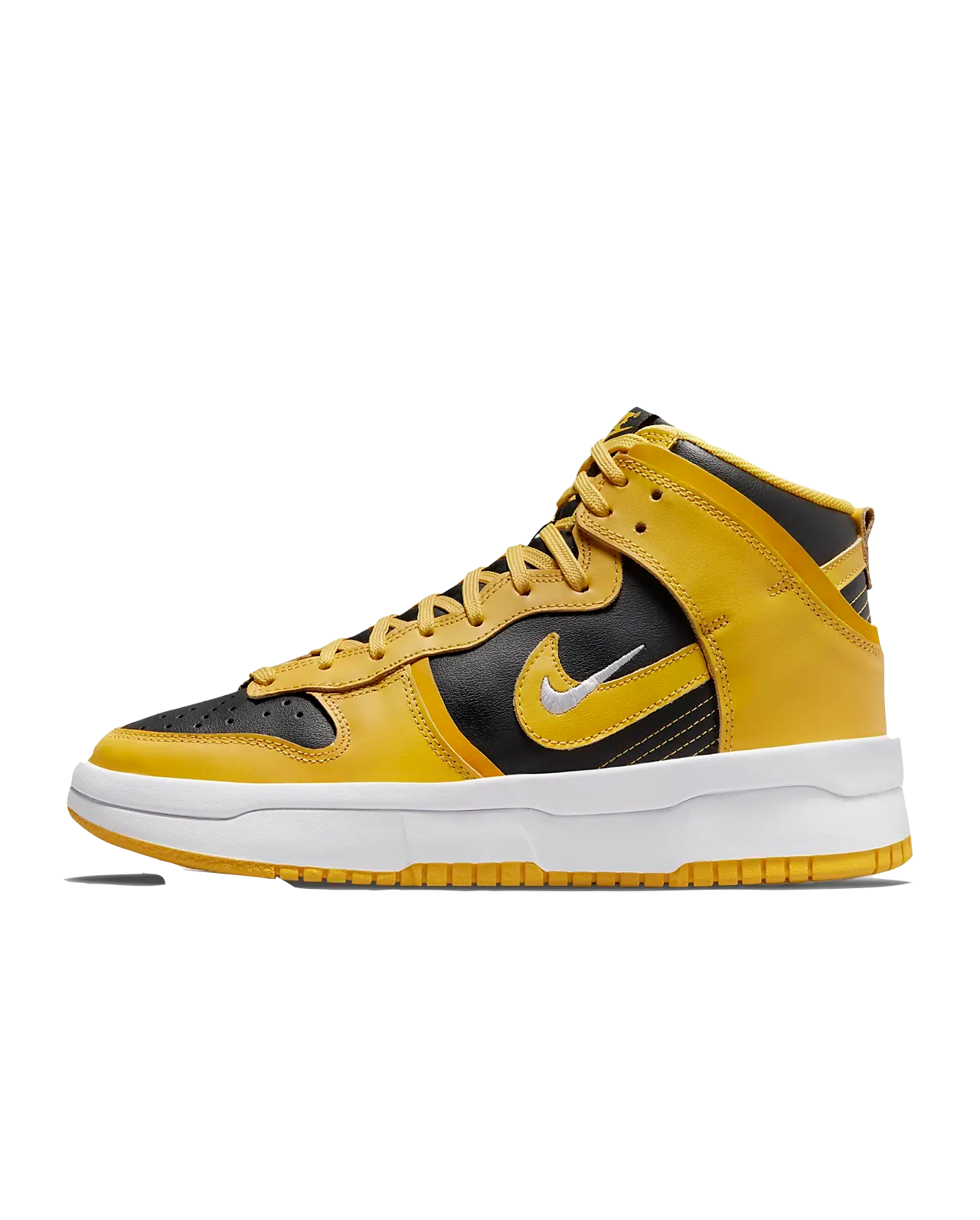 Tenis Nike Dunk High Up Black and Varsity Maize DH3718-001