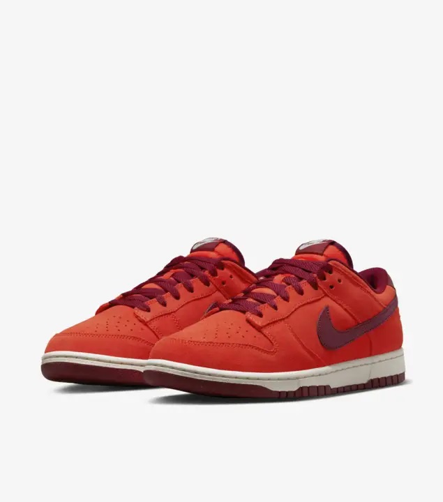 Tenis Nike Dunk Low Retro Premium Naranja Team.
