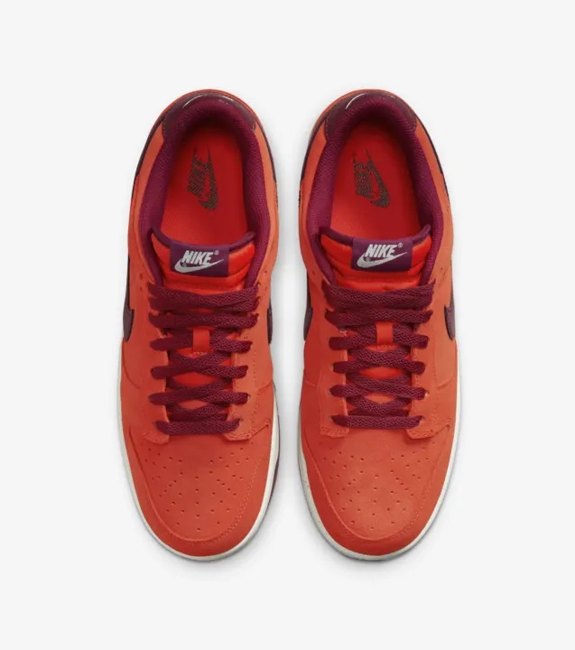 Tenis Nike Dunk Low Retro Premium Naranja Team.