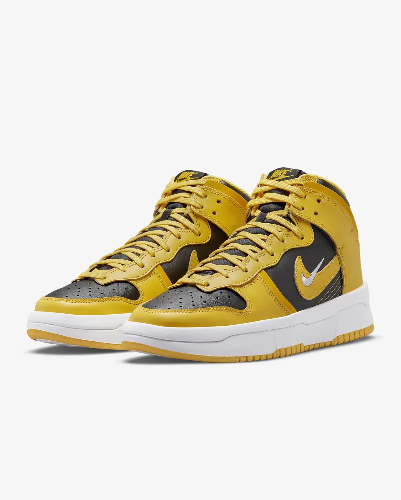 Tenis Nike Dunk High Up Black and Varsity Maize DH3718-001