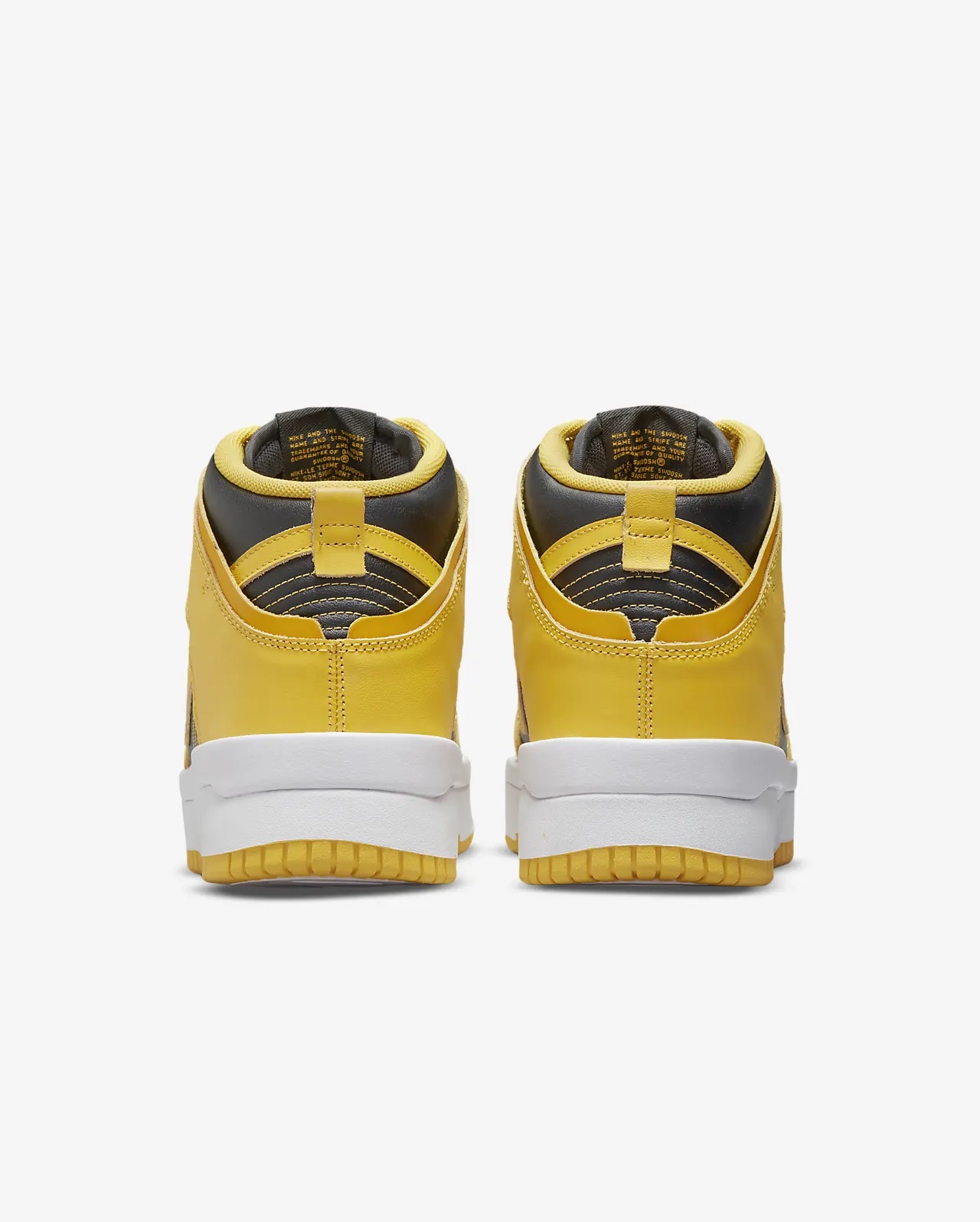 Tenis Nike Dunk High Up Black and Varsity Maize DH3718-001