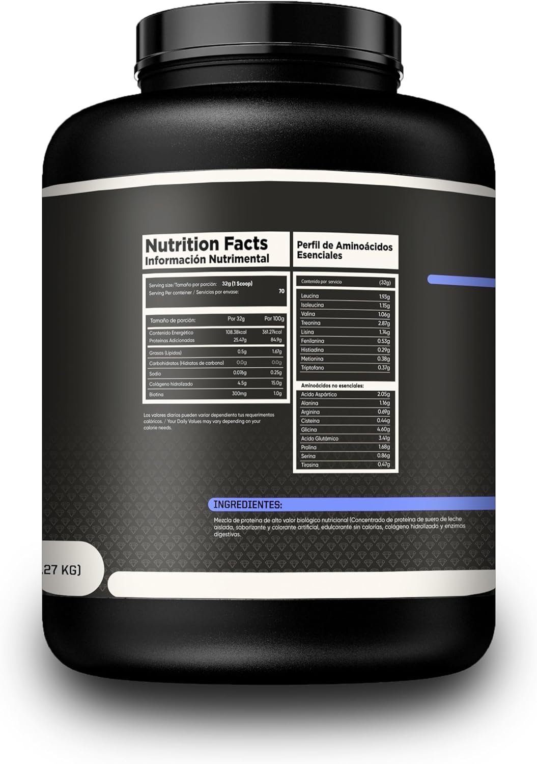 Proteína Femme mujer whey zero carbs 5lbs con Colágeno hidrolizado Diamondtech MOKA