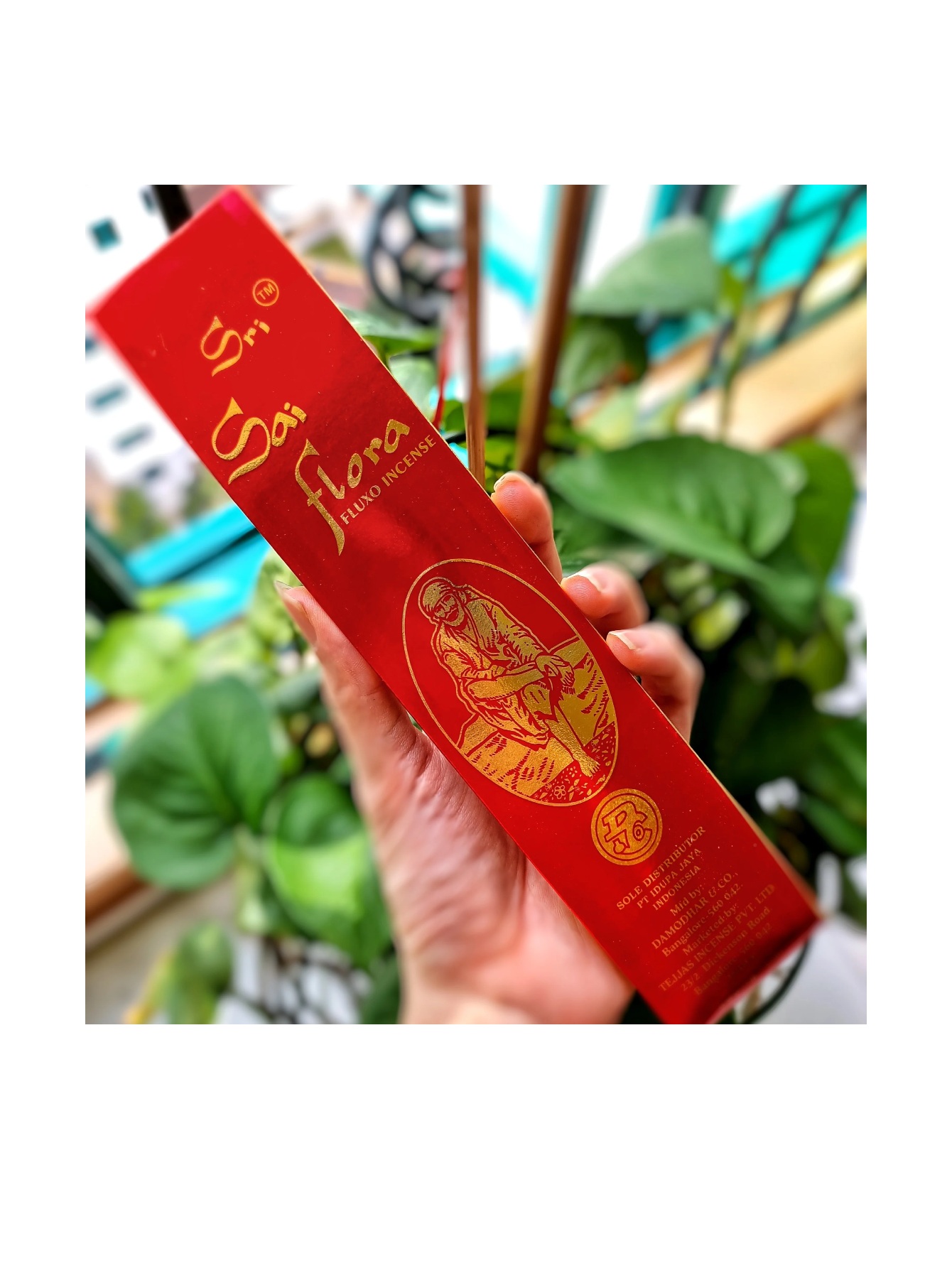 Inciensos Original Sri Sai Flora Paquete Con 5 Sobres de 25 gms c/u