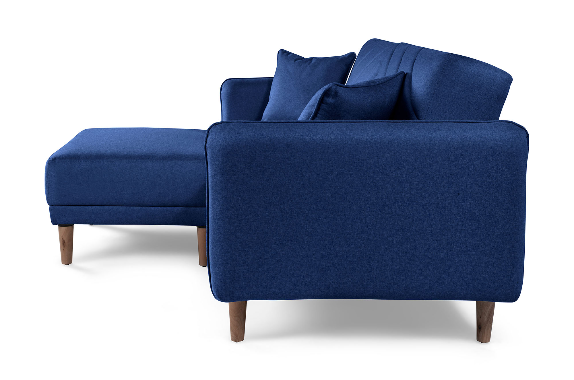Sala Modular Ritz Azul Makora Essentials de lino Reversible