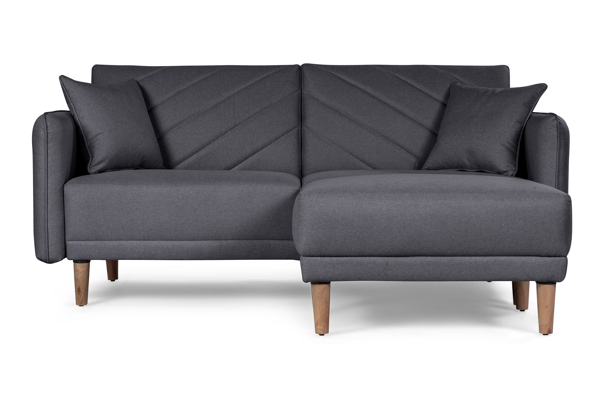 Sala Modular Ritz Gris Oxford Makora Essentials de lino reversible