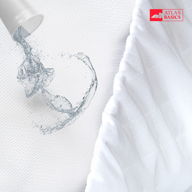 Cubre colchón Matrimonial impermeable y ultra delgado atlas basic