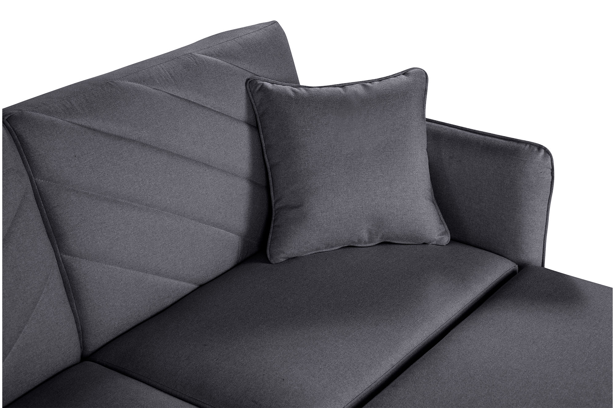 Sala Modular Ritz Gris Oxford Makora Essentials de lino reversible