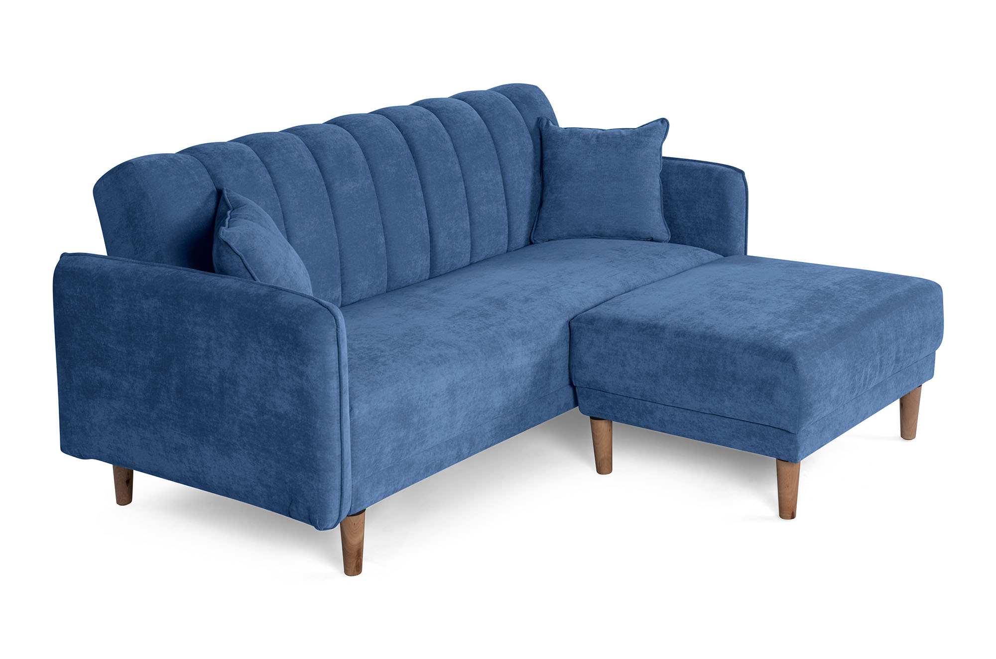 Sala Modular Avocata Azul Makora Essentials de Velvet Reversible