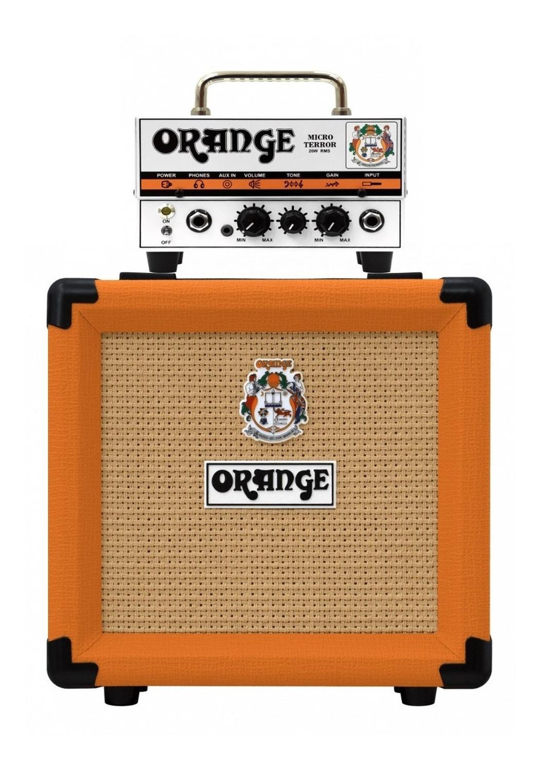 Orange Micro Terror Cabezal 20w 8 Ohms Y Gabinete Ppc108 8''