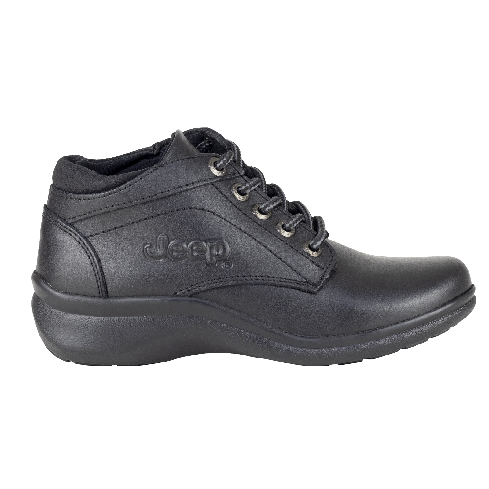 Botin Outdoor Negro Para Mujer 14025 Suavina Piel Confort