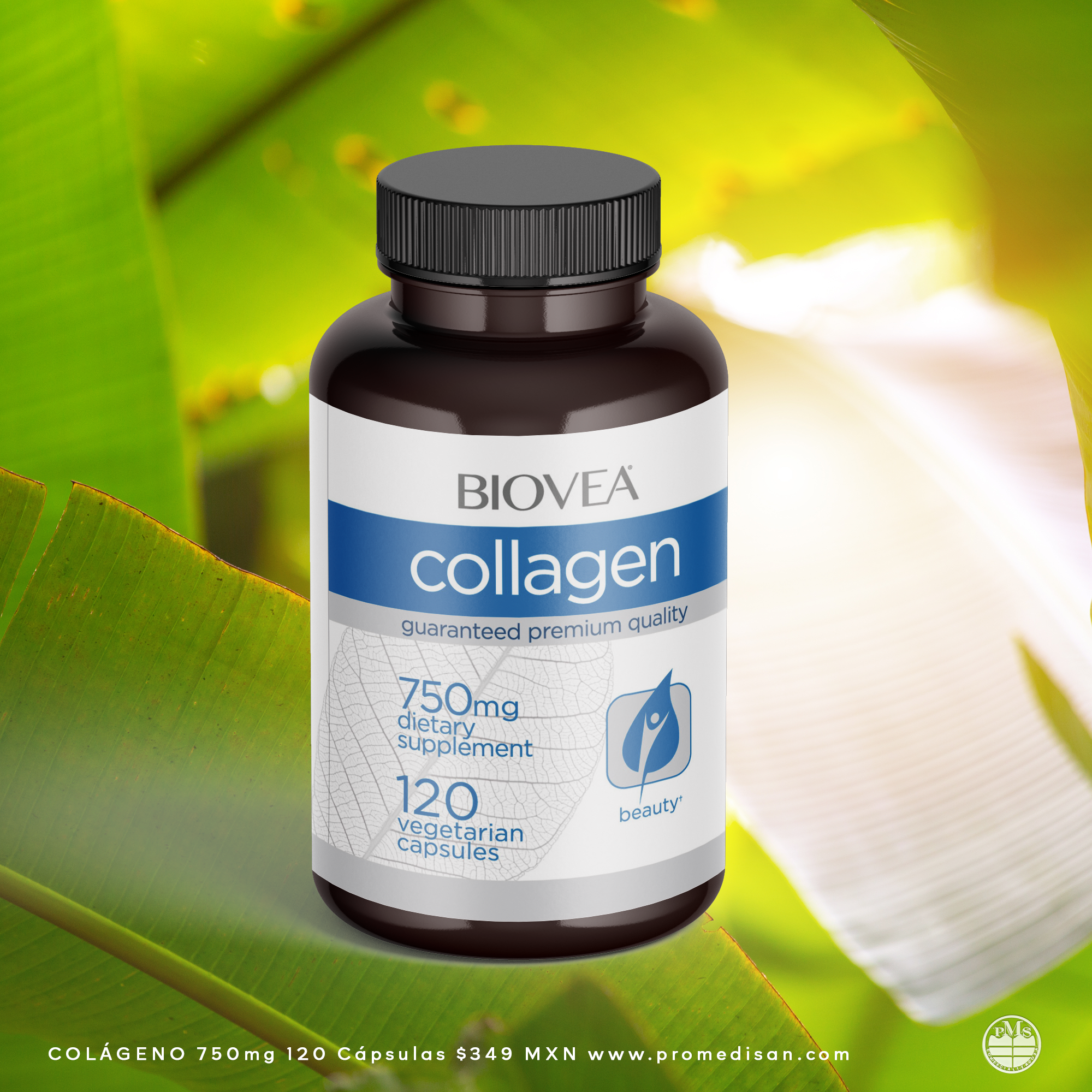 Biovea Colágeno 750mg 120 cápsulas