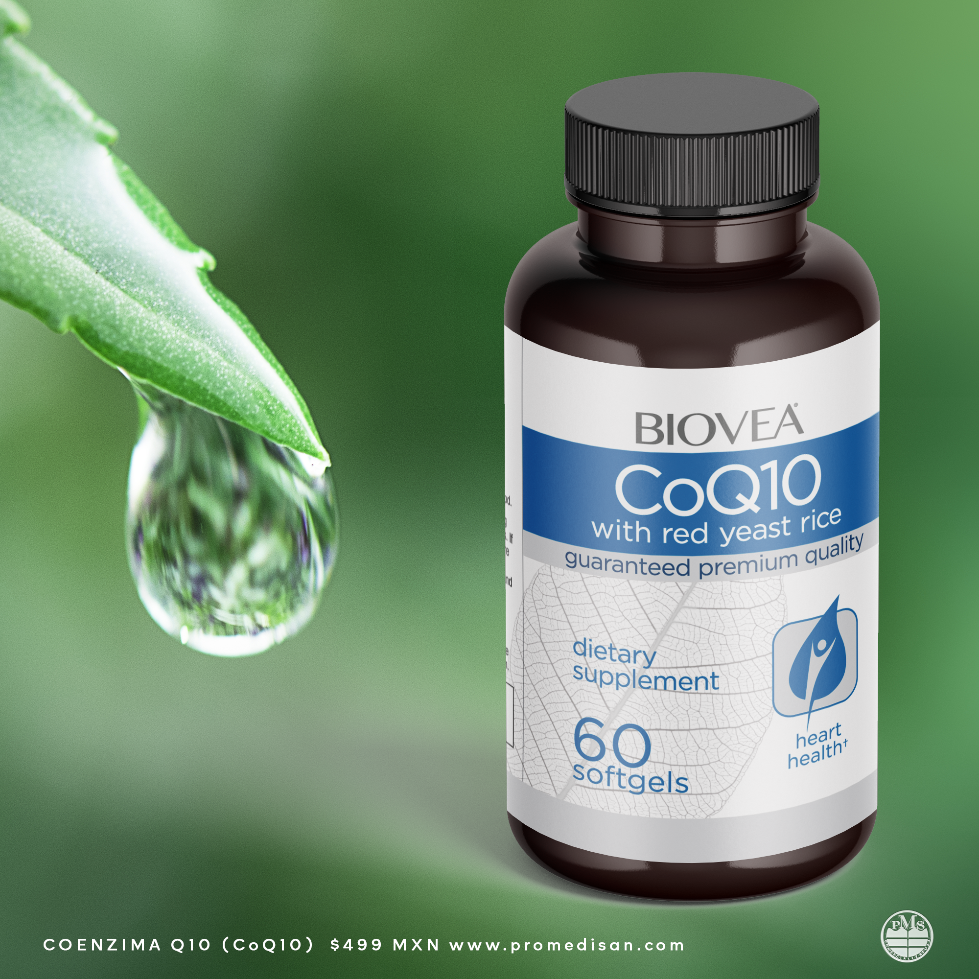 Biovea Coenzima q10 (coq10) 100mg 60 cápsulas vegetarianas