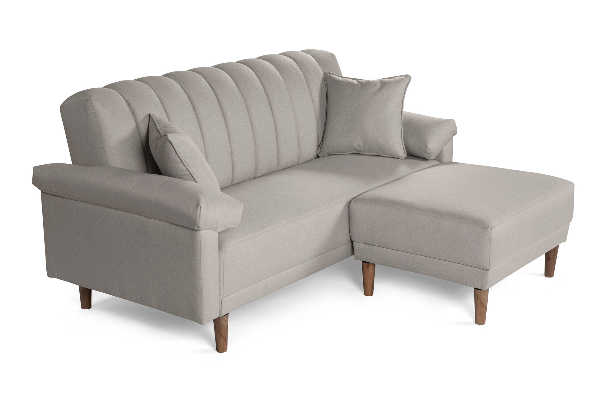 Sala Modular Calatrava Gris Claro Makora Essentials de lino reversible