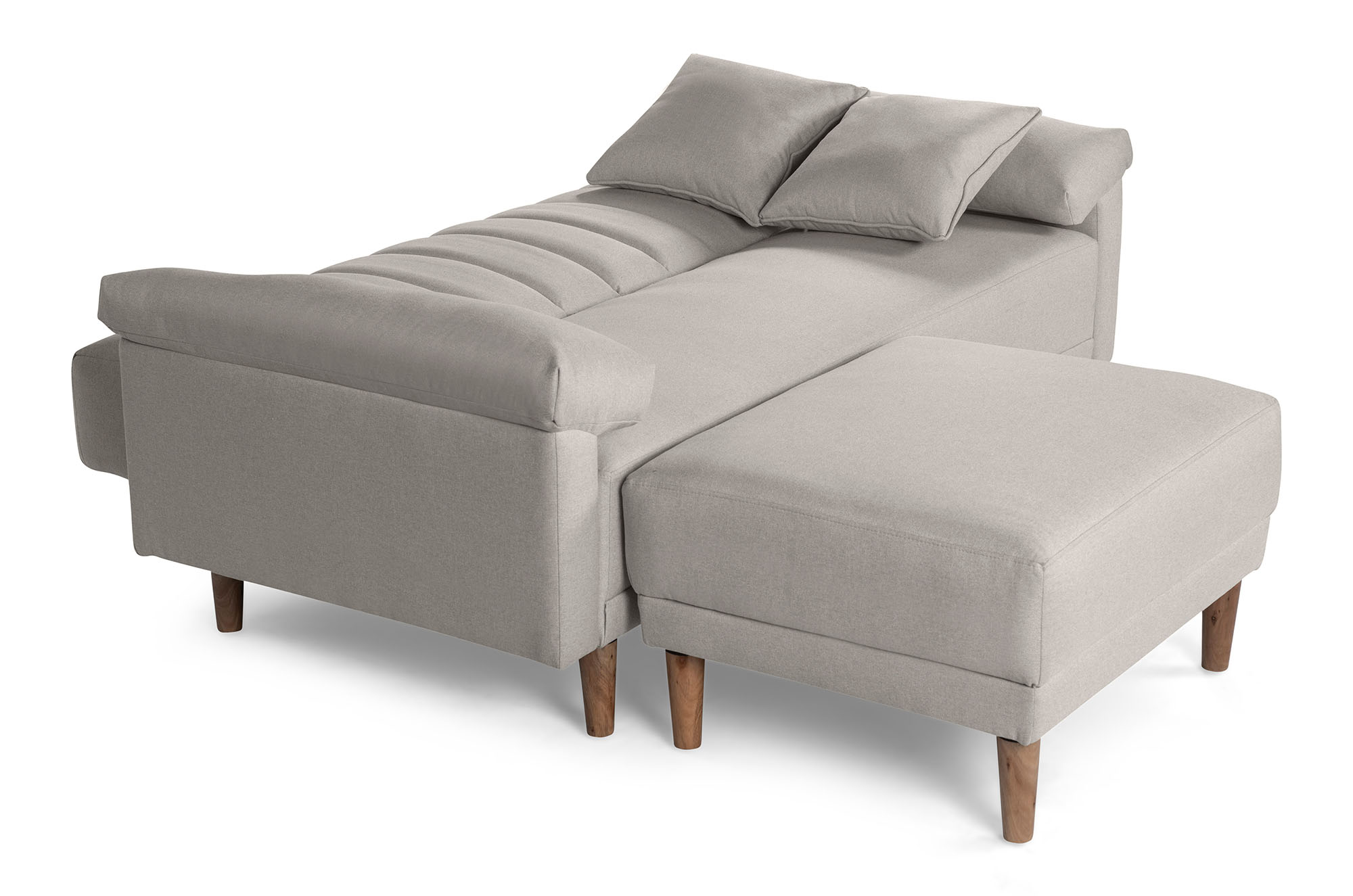 Sala Modular Calatrava Gris Claro Makora Essentials de lino reversible