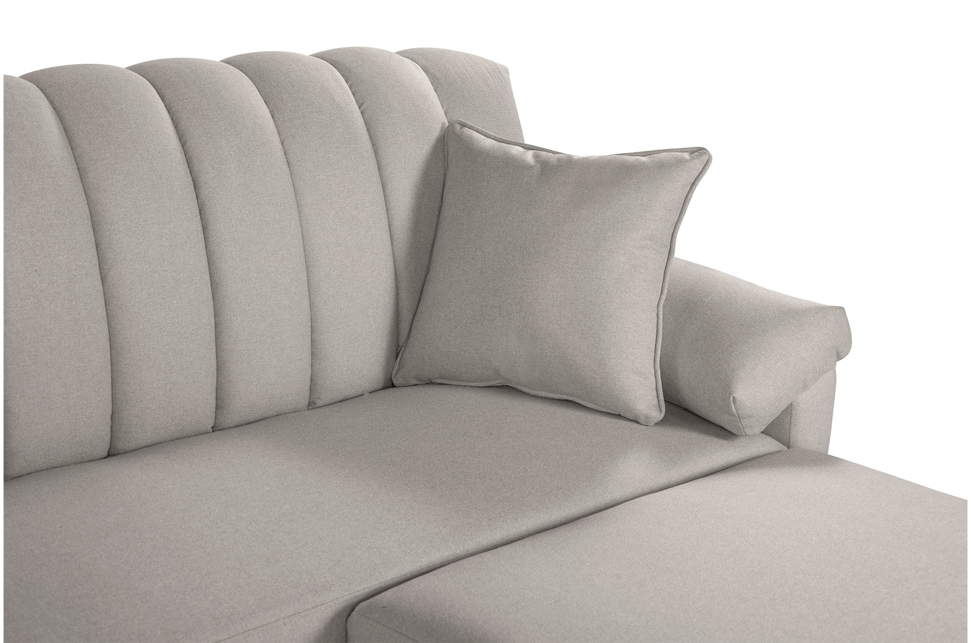 Sala Modular Calatrava Gris Claro Makora Essentials de lino reversible