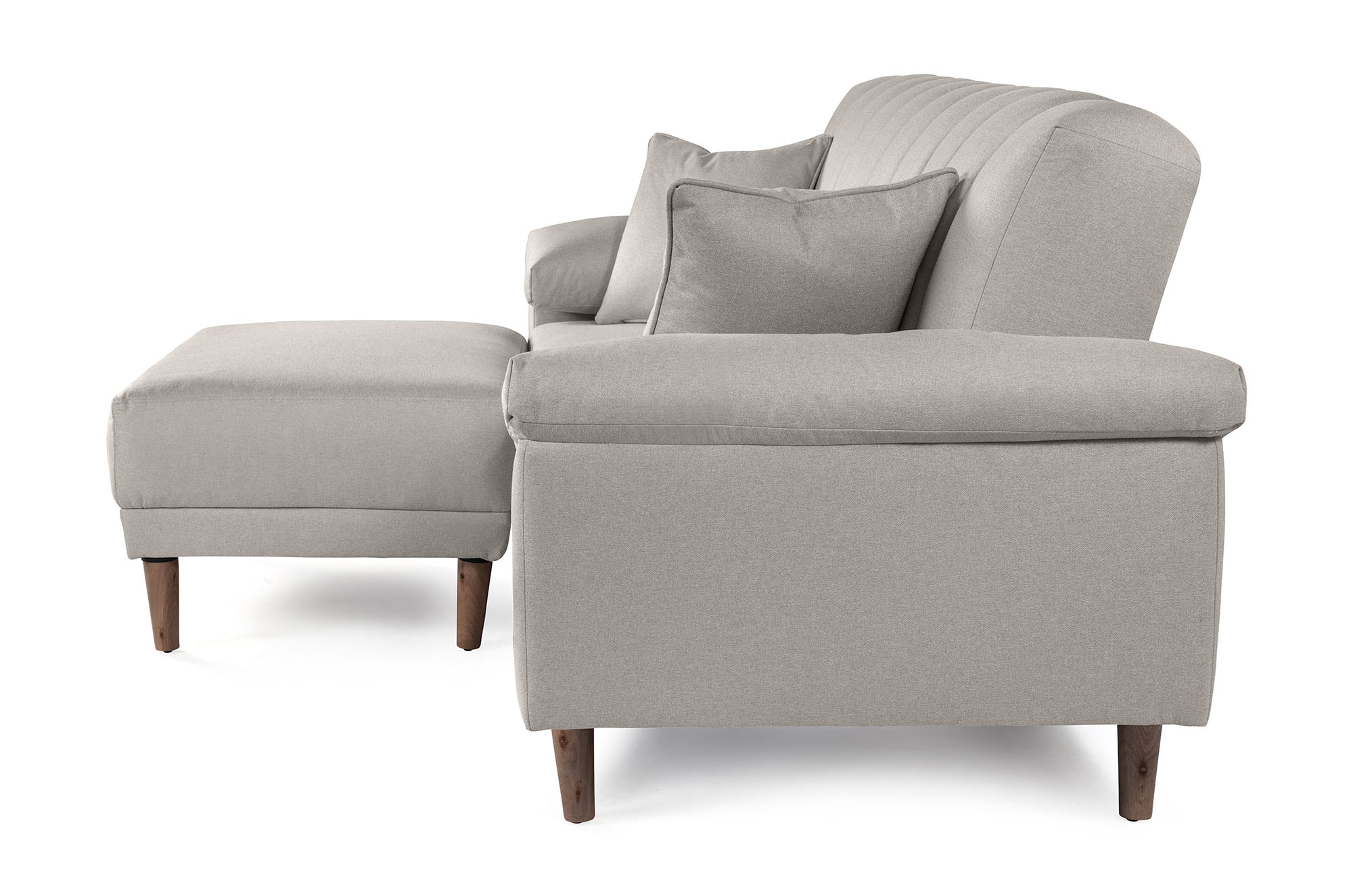 Sala Modular Calatrava Gris Claro Makora Essentials de lino reversible