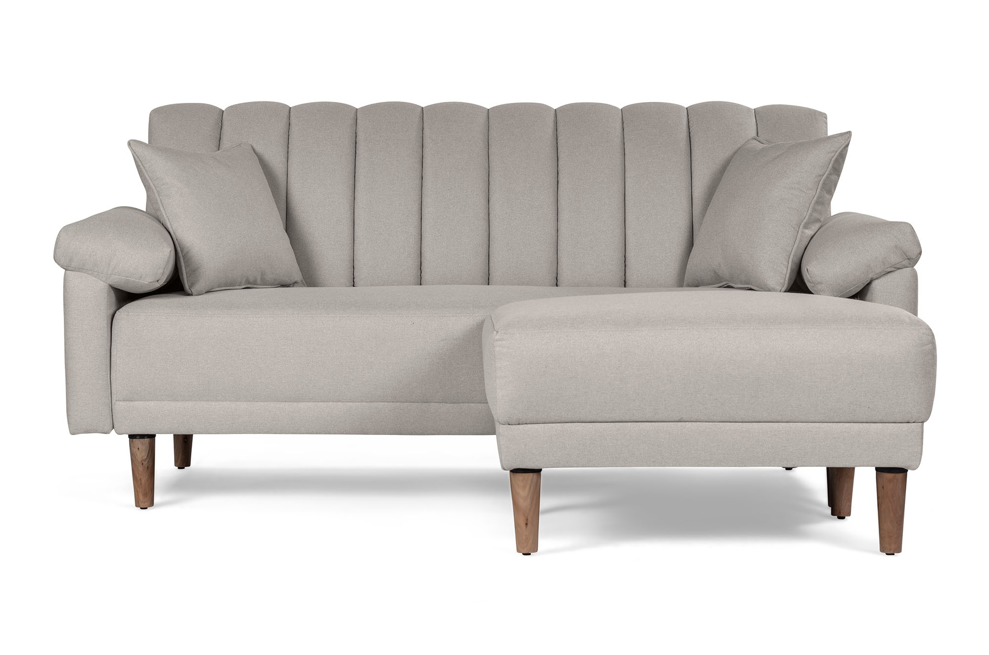 Sala Modular Calatrava Gris Claro Makora Essentials de lino reversible