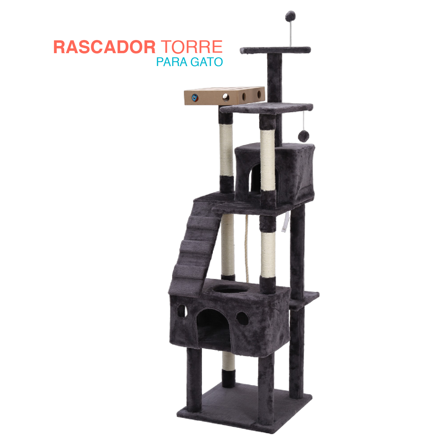 Mueble rascador LaPerm para gato