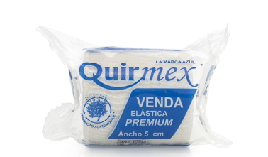 Venda Elastica Quirmex, Ancho 5cm (5 piezas)