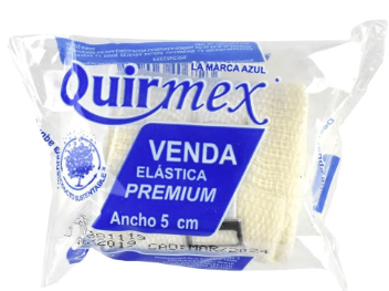 Venda Elastica Quirmex, Ancho 5cm (5 piezas)