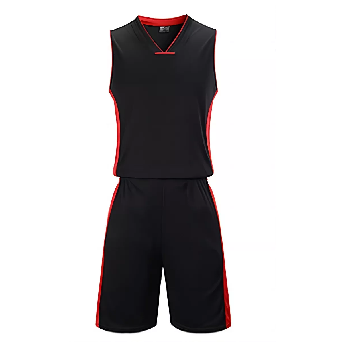 Set De Entrenamiento De Uniforme De Baloncesto 2ps Color Negro Talla M