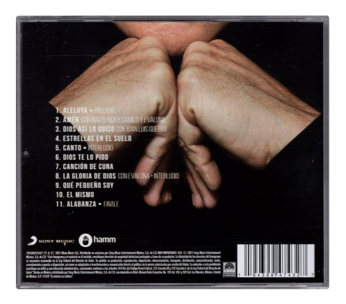 Ricardo Montaner - Fe - Disco Cd 11 Canciones