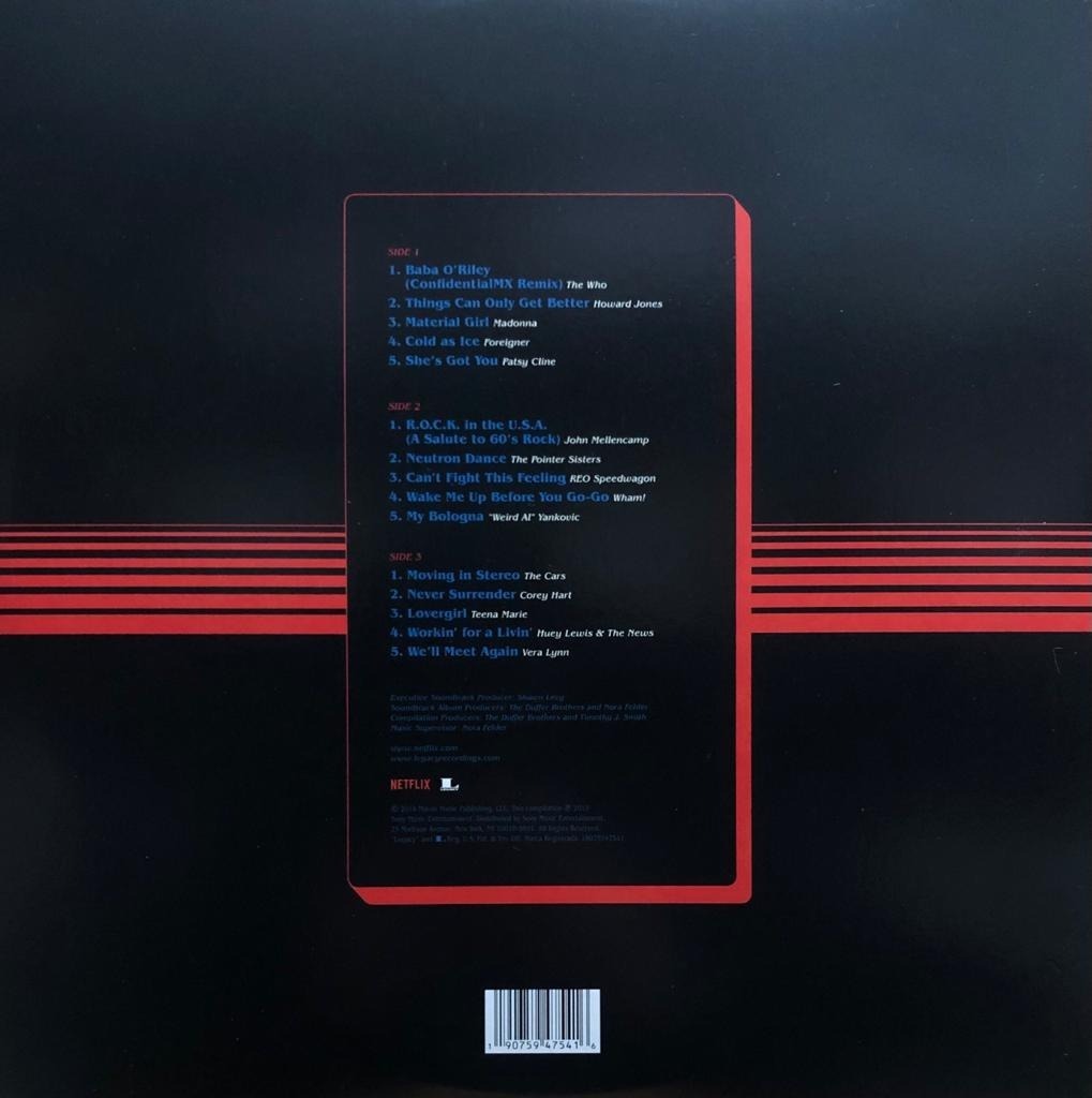 Stranger Things 3 Tres / Soundtrack 3 Lp Vinyl 12"